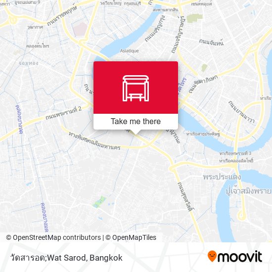 วัดสารอด;Wat Sarod map