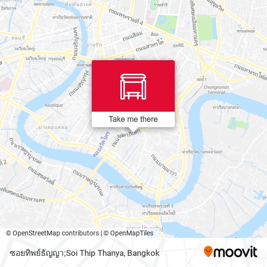 ซอยทิพย์ธัญญา;Soi Thip Thanya map