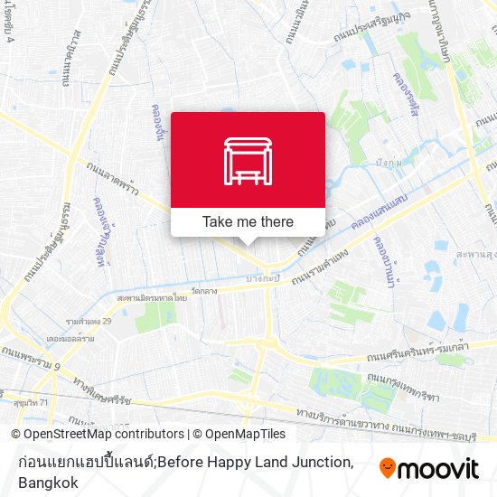 ก่อนแยกแฮปปี้แลนด์;Before Happy Land Junction map