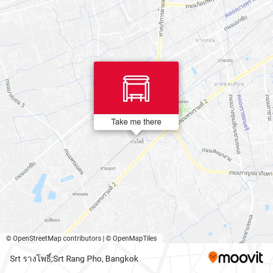Srt รางโพธิ์;Srt Rang Pho map