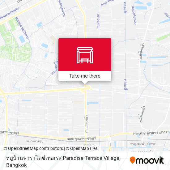 หมู่บ้านพาราไดซ์เทอเรส;Paradise Terrace Village map