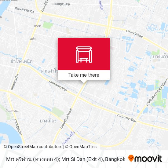 Mrt ศรีด่าน (ทางออก 4); Mrt Si Dan (Exit 4) map