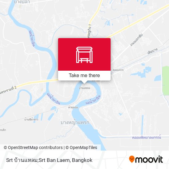 Srt บ้านแหลม;Srt Ban Laem map