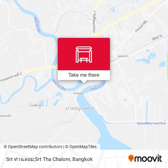 Srt ท่าฉลอม;Srt Tha Chalom map