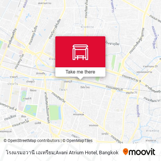 โรงแรมอวานี เอเทรียม;Avani Atrium Hotel map