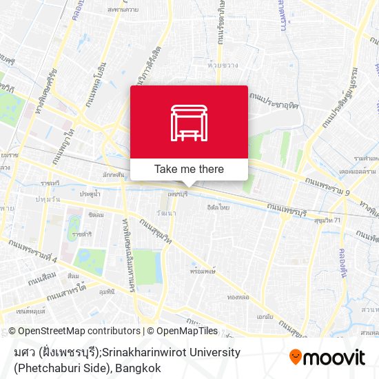 มศว (ฝั่งเพชรบุรี);Srinakharinwirot University (Phetchaburi Side) map