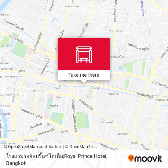 โรงแรมรอยัลปริ๊นซ์โฮเต็ล;Royal Prince Hotel map