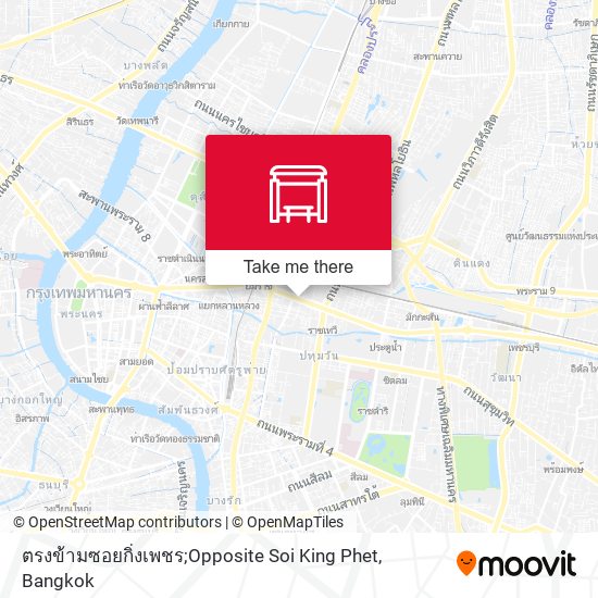 ตรงข้ามซอยกิ่งเพชร;Opposite Soi King Phet map