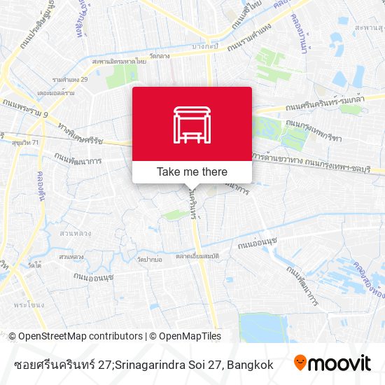 ซอยศรีนครินทร์ 27;Srinagarindra Soi 27 map