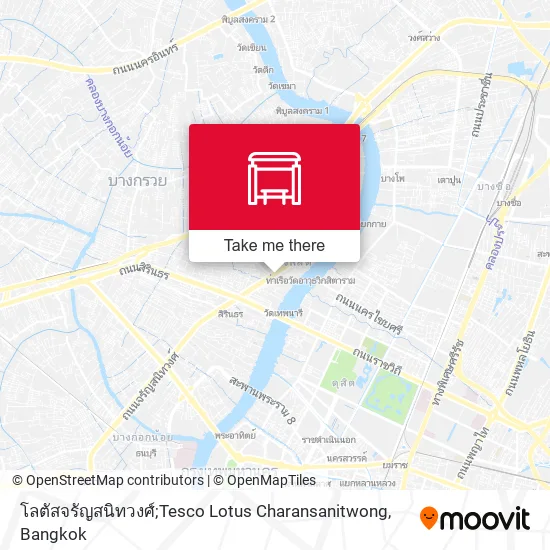 โลตัสจรัญสนิทวงศ์;Tesco Lotus Charansanitwong map