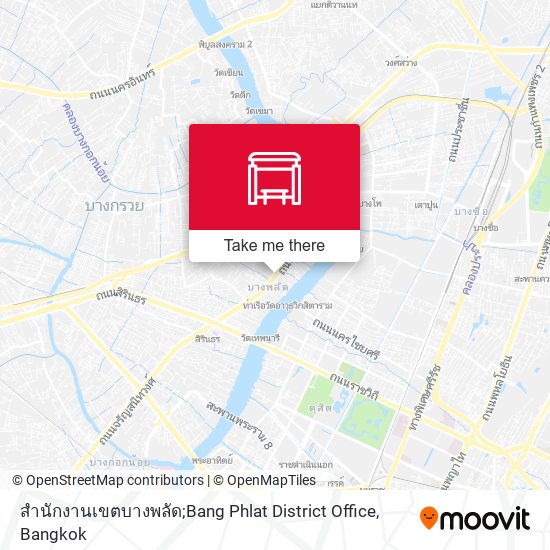 สำนักงานเขตบางพลัด;Bang Phlat District Office map