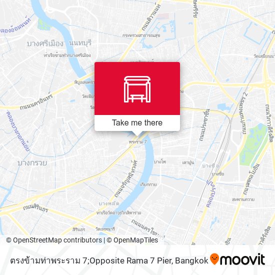 ตรงข้ามท่าพระราม 7;Opposite Rama 7 Pier map