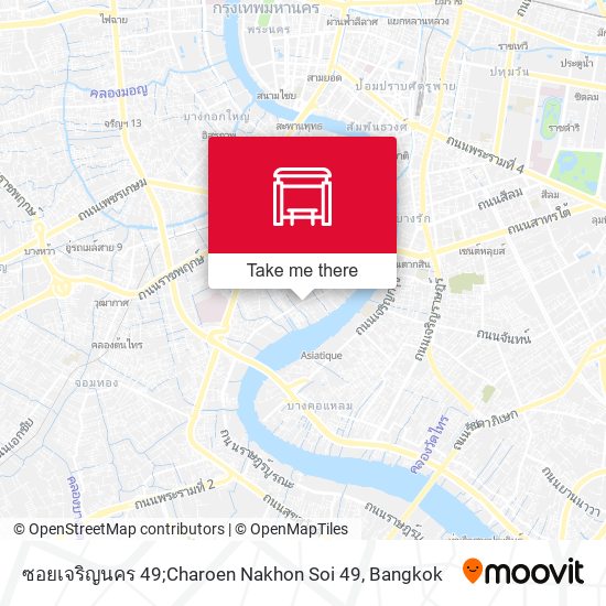 ซอยเจริญนคร 49;Charoen Nakhon Soi 49 map