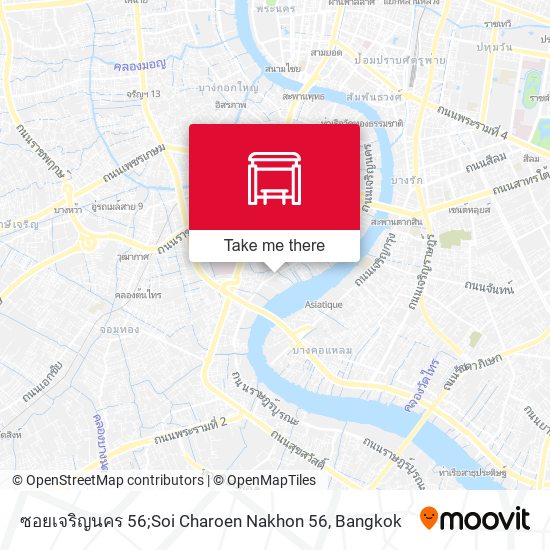 ซอยเจริญนคร 56;Soi Charoen Nakhon 56 map