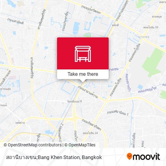 สถานีบางเขน;Bang Khen Station map