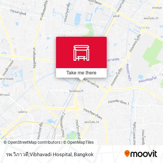 รพ.วิภาวดี;Vibhavadi Hospital map