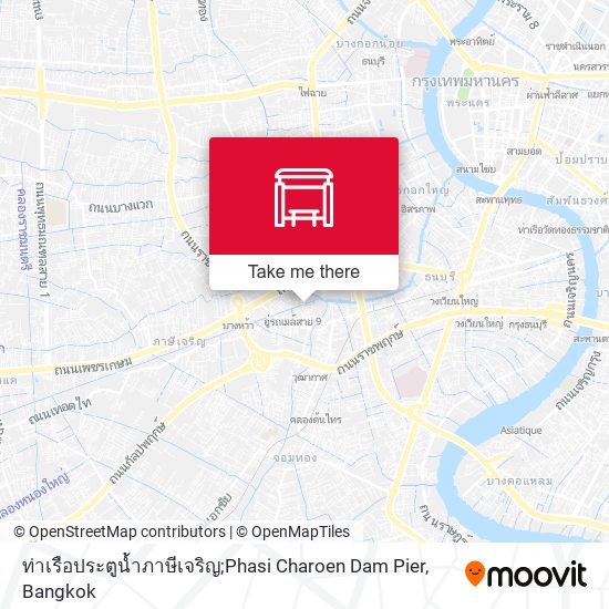 ท่าเรือประตูน้ำภาษีเจริญ;Phasi Charoen Dam Pier map