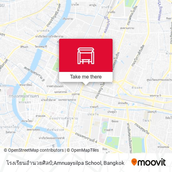 โรงเรียนอำนวยศิลป์;Amnuaysilpa School map