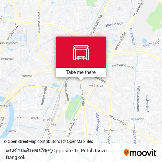 ตรงข้ามตรีเพชรอีซูซุ;Opposite Tri Petch Isuzu map