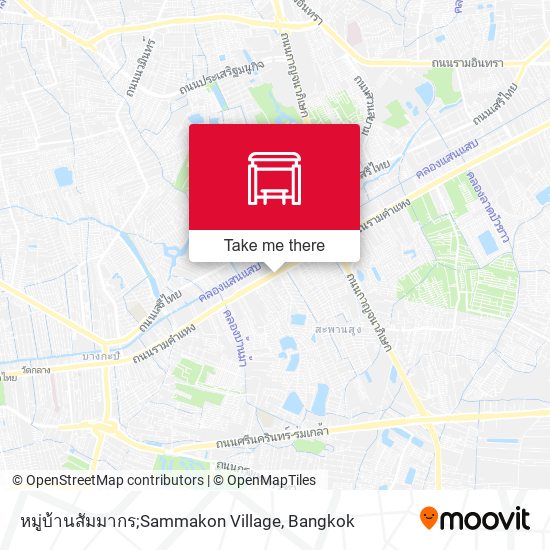 หมู่บ้านสัมมากร;Sammakon Village map