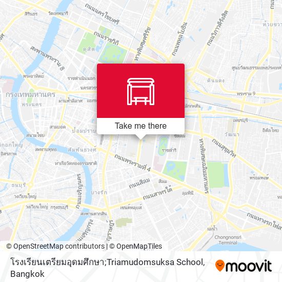 โรงเรียนเตรียมอุดมศึกษา;Triamudomsuksa School map