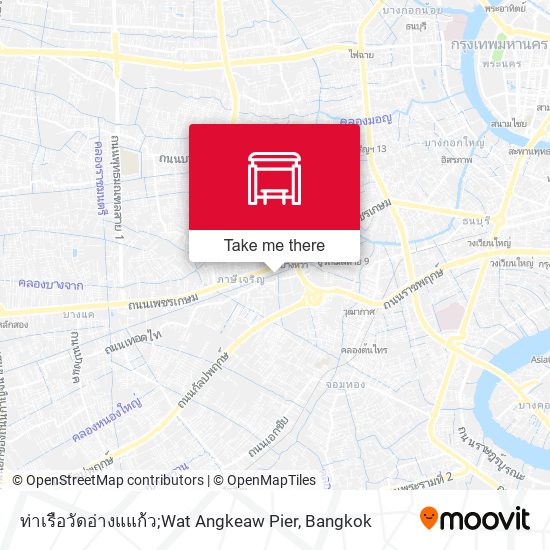 ท่าเรือวัดอ่างแแก้ว;Wat Angkeaw Pier map