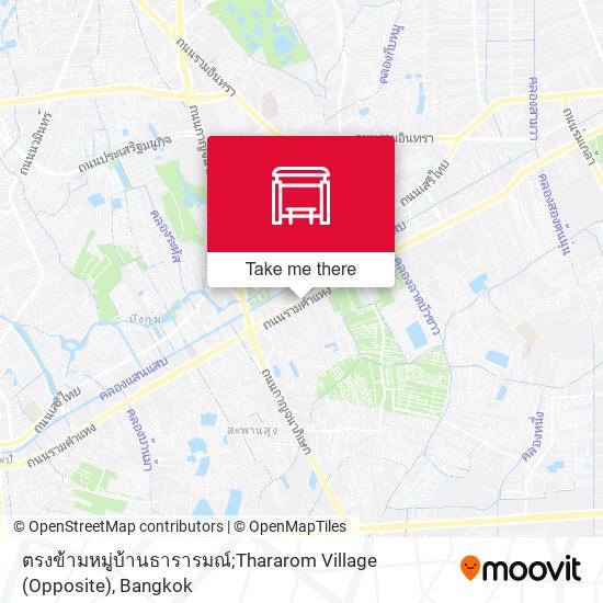 ตรงข้ามหมู่บ้านธารารมณ์;Thararom Village (Opposite) map