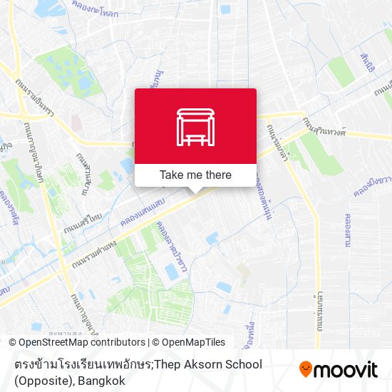 ตรงข้ามโรงเรียนเทพอักษร;Thep Aksorn School (Opposite) map