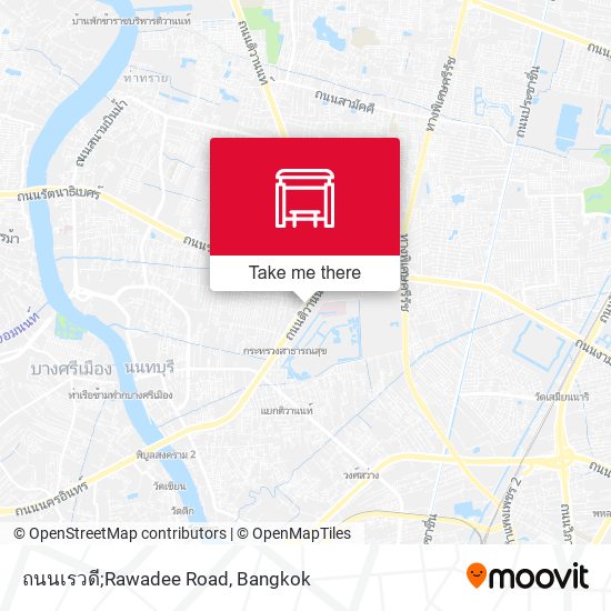 ถนนเรวดี;Rawadee Road map