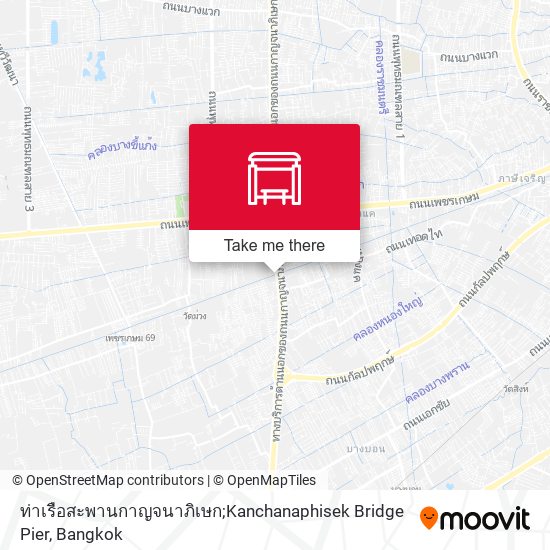 ท่าเรือสะพานกาญจนาภิเษก;Kanchanaphisek Bridge Pier map