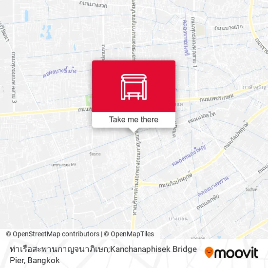 ท่าเรือสะพานกาญจนาภิเษก;Kanchanaphisek Bridge Pier map