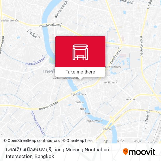 แยกเลี่ยงเมืองนนทบุรี;Liang Mueang Nonthaburi Intersection map