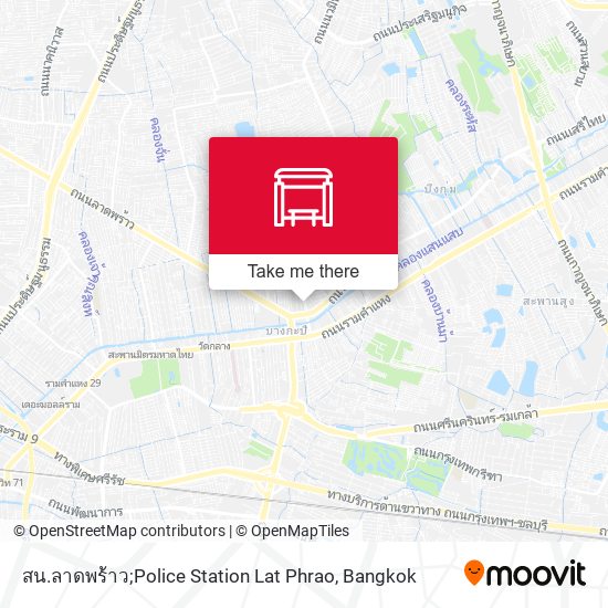 สน.ลาดพร้าว;Police Station Lat Phrao map