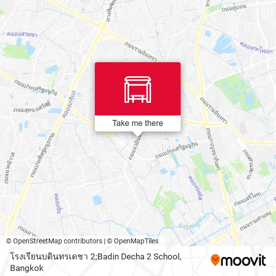 โรงเรียนบดินทรเดชา 2;Badin Decha 2 School map