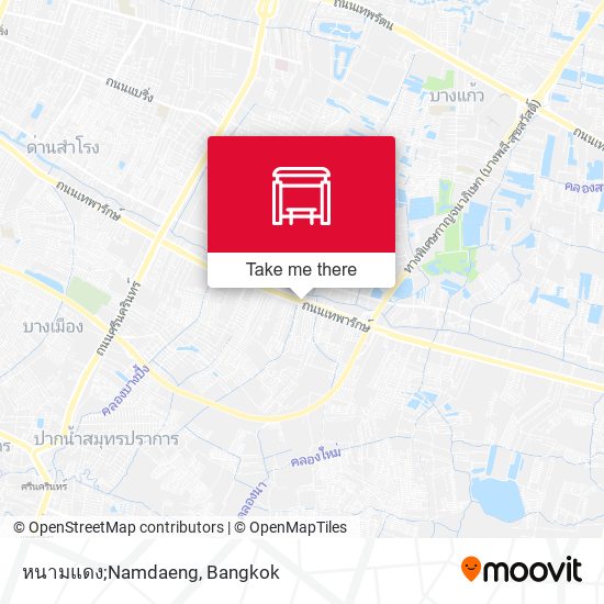 หนามแดง;Namdaeng map
