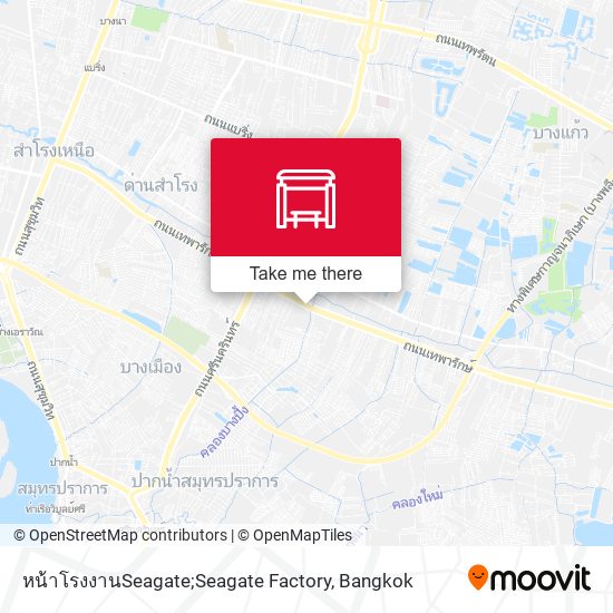 หน้าโรงงานSeagate;Seagate Factory map
