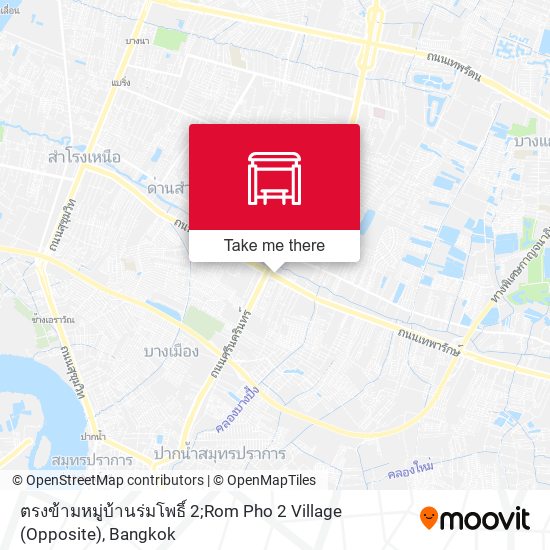 ตรงข้ามหมู่บ้านร่มโพธิ์ 2;Rom Pho 2 Village (Opposite) map