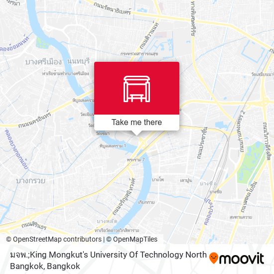 มจพ.;King Mongkut's University Of Technology North Bangkok map