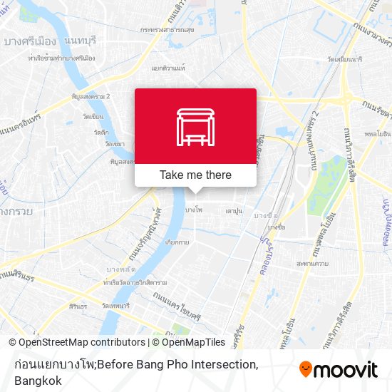 ก่อนแยกบางโพ;Before Bang Pho Intersection map