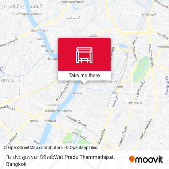 วัดประดูธรรมาธิปัตย์;Wat Pradu Thammathipat map