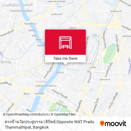 ตรงข้ามวัดประดู่ธรรมาธิปัตย์;Opposite WAT Pradu Thammathipat map