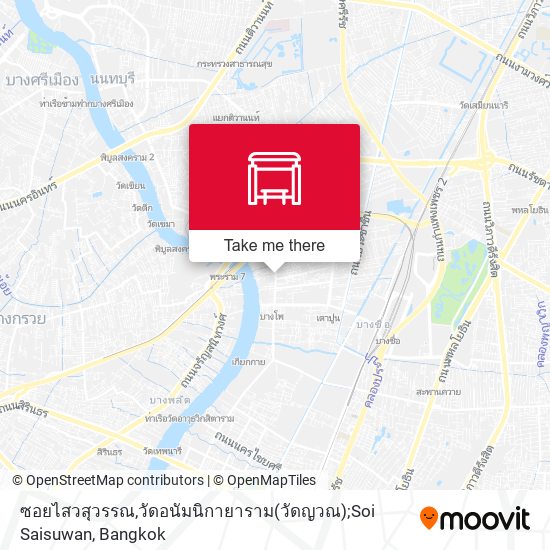 ซอยไสวสุวรรณ,วัดอนัมนิกายาราม(วัดญวณ);Soi Saisuwan map