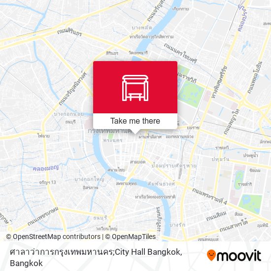 ศาลาว่าการกรุงเทพมหานคร;City Hall Bangkok map