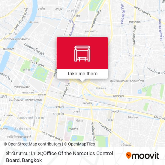 สำนักงาน ป.ป.ส.;Office Of the Narcotics Control Board map