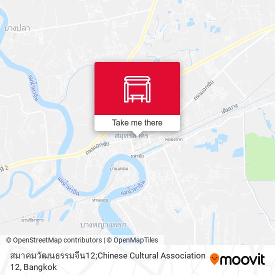 สมาคมวัฒนธรรมจีน12;Chinese Cultural Association 12 map