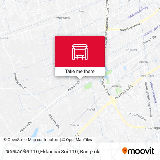 ซอยเอกชัย 110;Ekkachai Soi 110 map