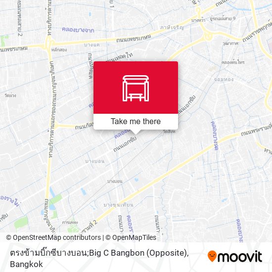 ตรงข้ามบิ๊กซีบางบอน;Big C Bangbon (Opposite) map