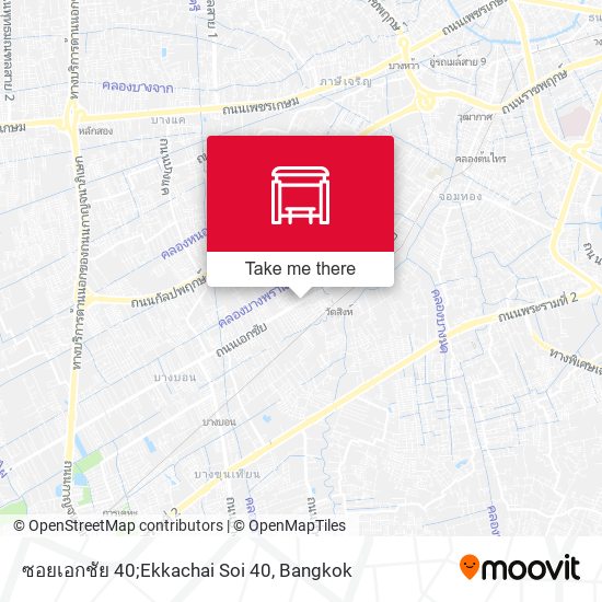 ซอยเอกชัย 40;Ekkachai Soi 40 map