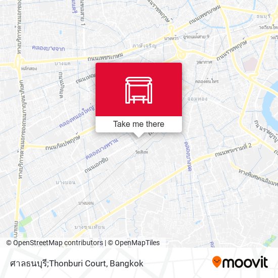 ศาลธนบุรี;Thonburi Court map