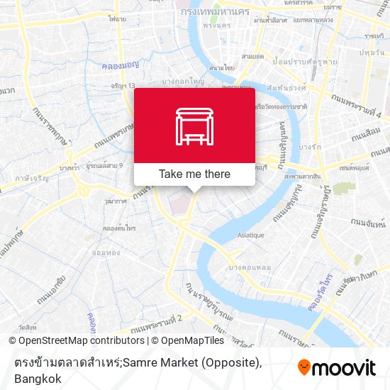 ตรงข้ามตลาดสำเหร่;Samre Market (Opposite) map